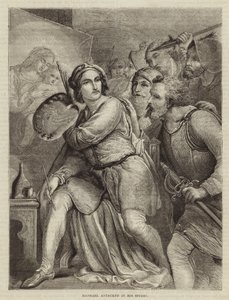 Raffaello attaccato nel suo studio da English School