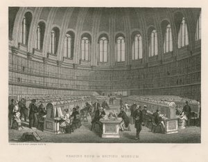 Sala di lettura nel British Museum da English School