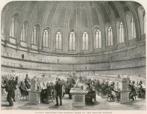 Sala di lettura nel British Museum da English School