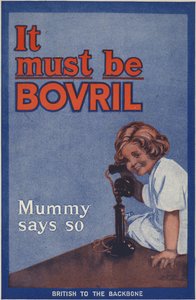Retro copertina del Bovril Handy book e diario della guerra da English School