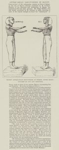 Recenti scoperte antiquarie a Tebe, Alto Egitto, figure di Iside e Nefti