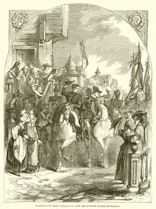 Accoglienza di Lord Wellington e delle Forze Inglesi in Francia da English School