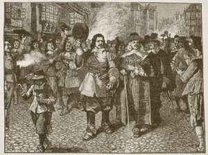 Accoglienza di Monck nella Città di Londra, illustrazione da Cassells Illustrated History of England