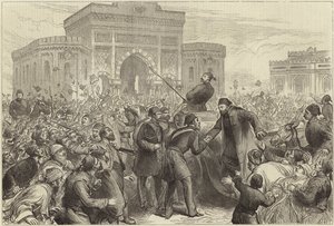 Ricevimento di Osman Pasha al Serskierate da English School