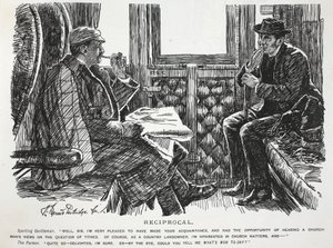 Reciproco, illustrazione da Punch da English School