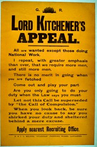Poster di Reclutamento - Appello di Lord Kitchener, 1914-18