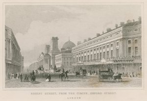 Regent Street, dal Circo, Oxford Street, Londra da English School