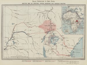 Spedizione di Soccorso a Emin Pasha, Mappa Schizzo dell