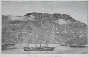 Squadrone di Soccorso del 1884 a Godhavn, Groenlandia da English School