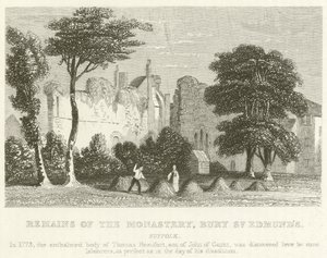 Rovine del monastero, Bury St Edmund