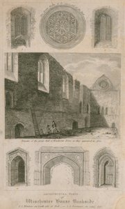 Resti della grande sala della Casa di Winchester, Bankside