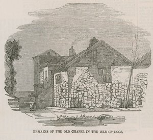 Resti della vecchia cappella nell