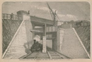 Ponte notevole sul Brentford e la Grande Ferrovia Occidentale da English School