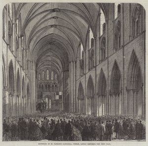 Riapertura della Cattedrale di San Patrizio, Dublino, recentemente restaurata da English School