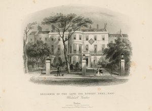 Residenza del defunto Sir Robert Peel