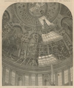 Restauro dei dipinti nella cupola di San Paolo