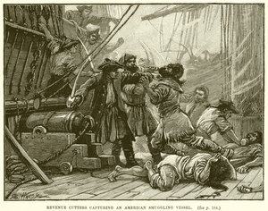 Guardie doganali catturano una nave di contrabbando americana da English School