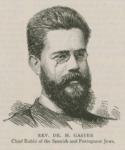 Reverendo Dr M Gaster, Rabbino Capo degli Ebrei Spagnoli e Portoghesi da English School