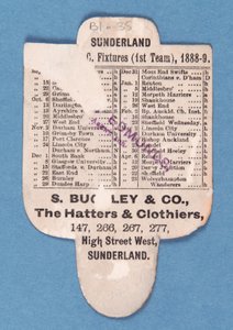 Retro di Non può essere battuto. Gioca su Sunderland. Cappelli Buckleys