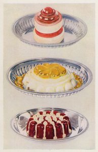 Gelatina a nastro; Budino di Venere; Gelatina di vino e crema