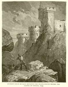 Riccardo Cuor di Leone riceve la ferita mortale davanti al castello di Chaluz, 1199