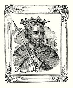 Riccardo I nato nel 1157, incoronato nel 1189, morto nel 1199 da English School