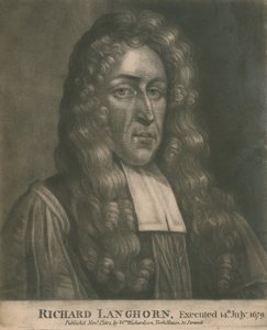 Richard Langhorn, giustiziato il 14 luglio 1679 da English School