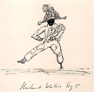 Richard Waters Esq., c.1815 (penna e inchiostro su carta) da English School