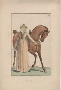 Abito da equitazione, c.1806 da English School