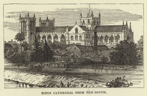 Cattedrale di Ripon da sud da English School