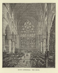 Cattedrale di Ripon, il coro da English School