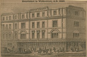 Rippon e Burton, grande magazzino, fondato nel 1820
