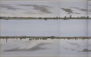 Panorama del Tamigi, c.1829 da English School