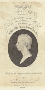 Robert Bloomfield, poeta, ritratto (incisione) da English School