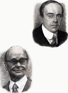 Robert Falcon Scott e Peter Scott da English School