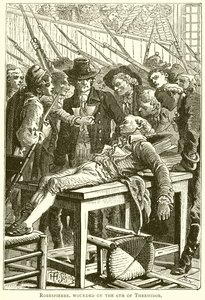 Robespierre ferito il 9 di Termidoro da English School