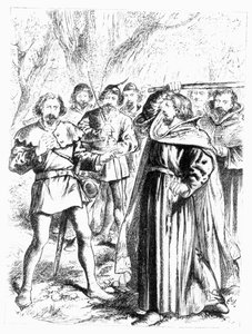 Robin Hood e Re Riccardo I (1157-99) da English School