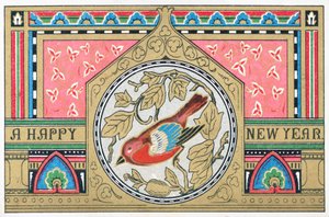 Pettirosso, Cartolina di Capodanno da English School