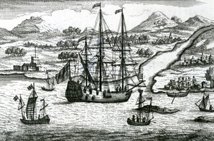 Robinson Crusoe che fugge dalla Cambogia entra in un porto nella parte nord della Cina
