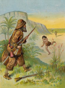 Robinson Crusoe salva la vita di Venerdì da English School