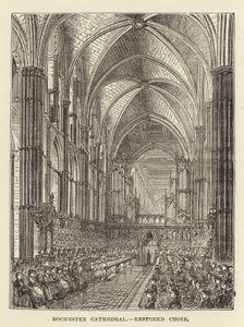 Cattedrale di Rochester, coro restaurato da English School