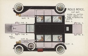 Rolls Royce Cut Out (litografia a colori)