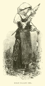 Ragazza contadina romana