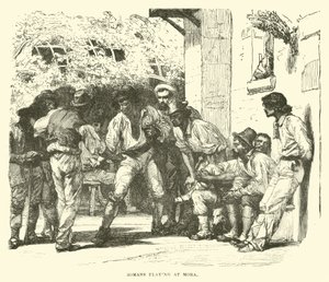 Romani che giocano a Mora da English School