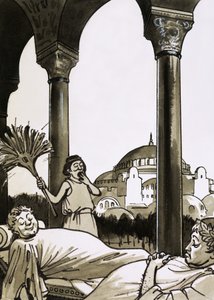 Romani a riposo a Costantinopoli