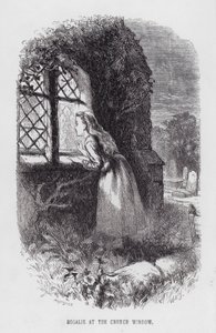 Rosalie alla finestra della chiesa da English School