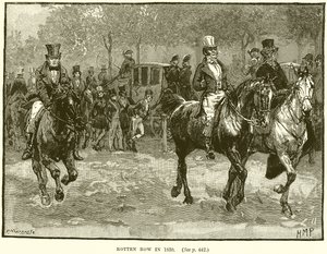 Rotten Row nel 1830 da English School