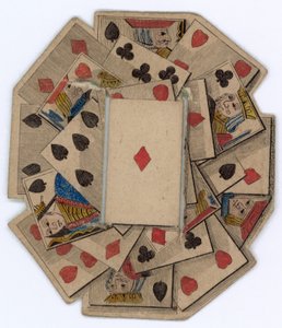 Tondo di carte da gioco da English School