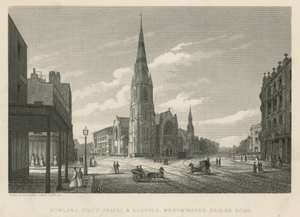 Cappella e Scuole di Rowland Hill, Westminster Bridge Road, Lambeth da English School
