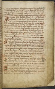 Iniziale e disegni marginali, Computus, Helperic di Auxerre da English School